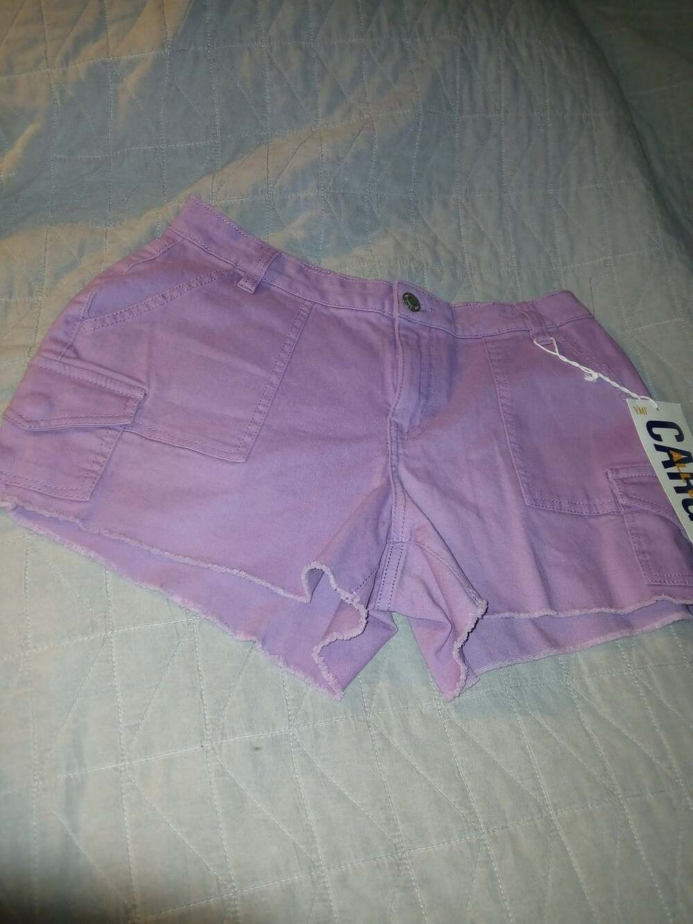 YMI High Rise Cargo Shorts Purple Size 5